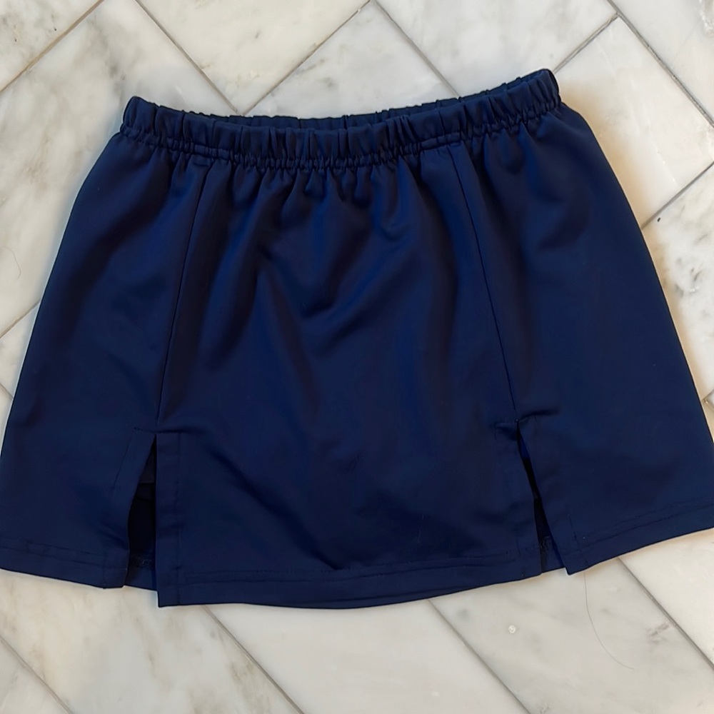 Adorable girls tennis skirt-Navy Blue- Size small